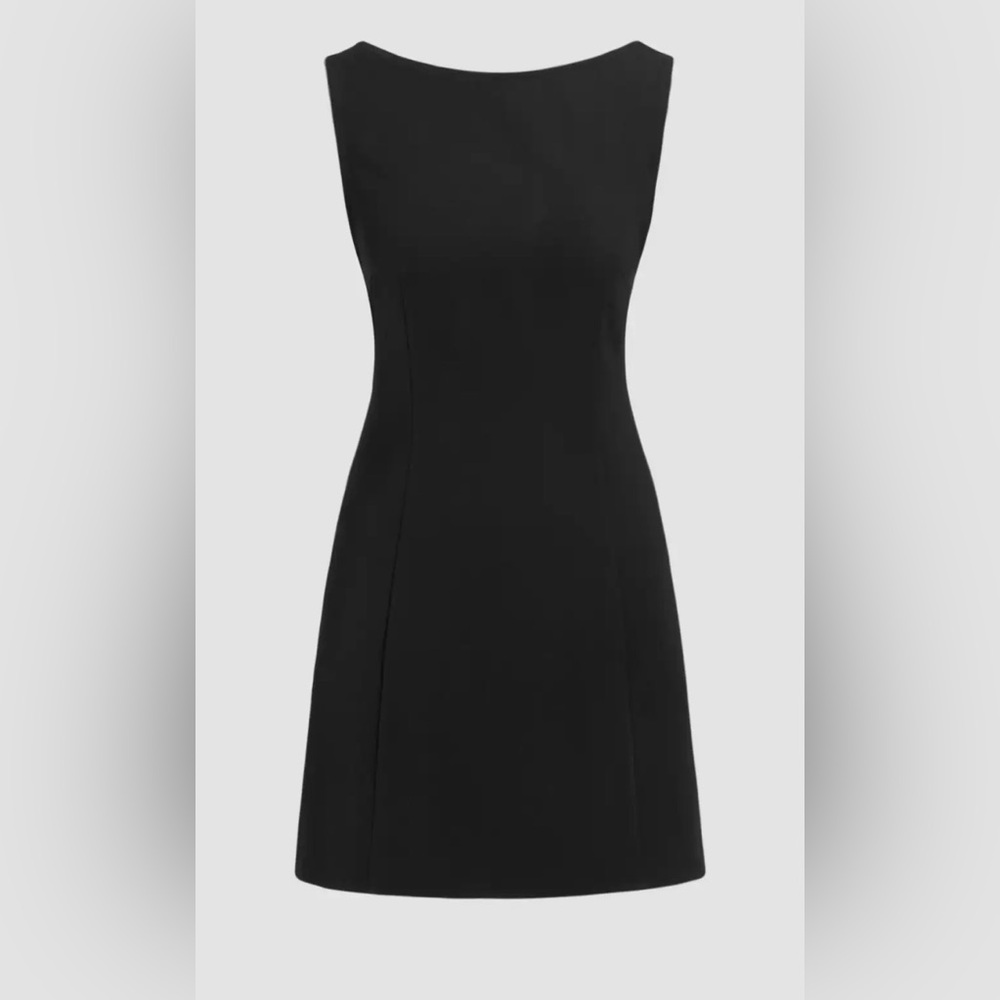 Cider Classic Black Mini Dress